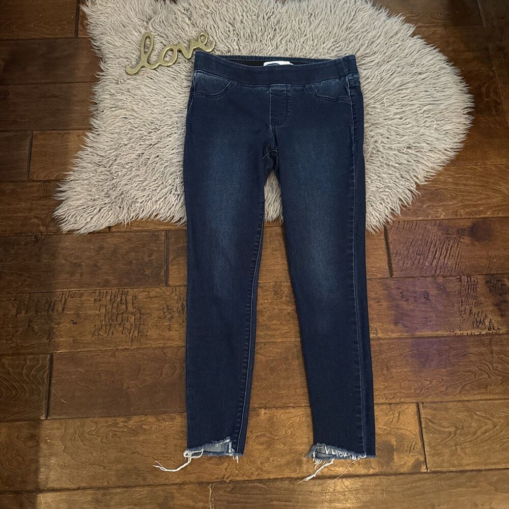 Old Navy Rockstar Jeggings Womens Medium Wash Blue Skinny Pull On Jeans Size 4